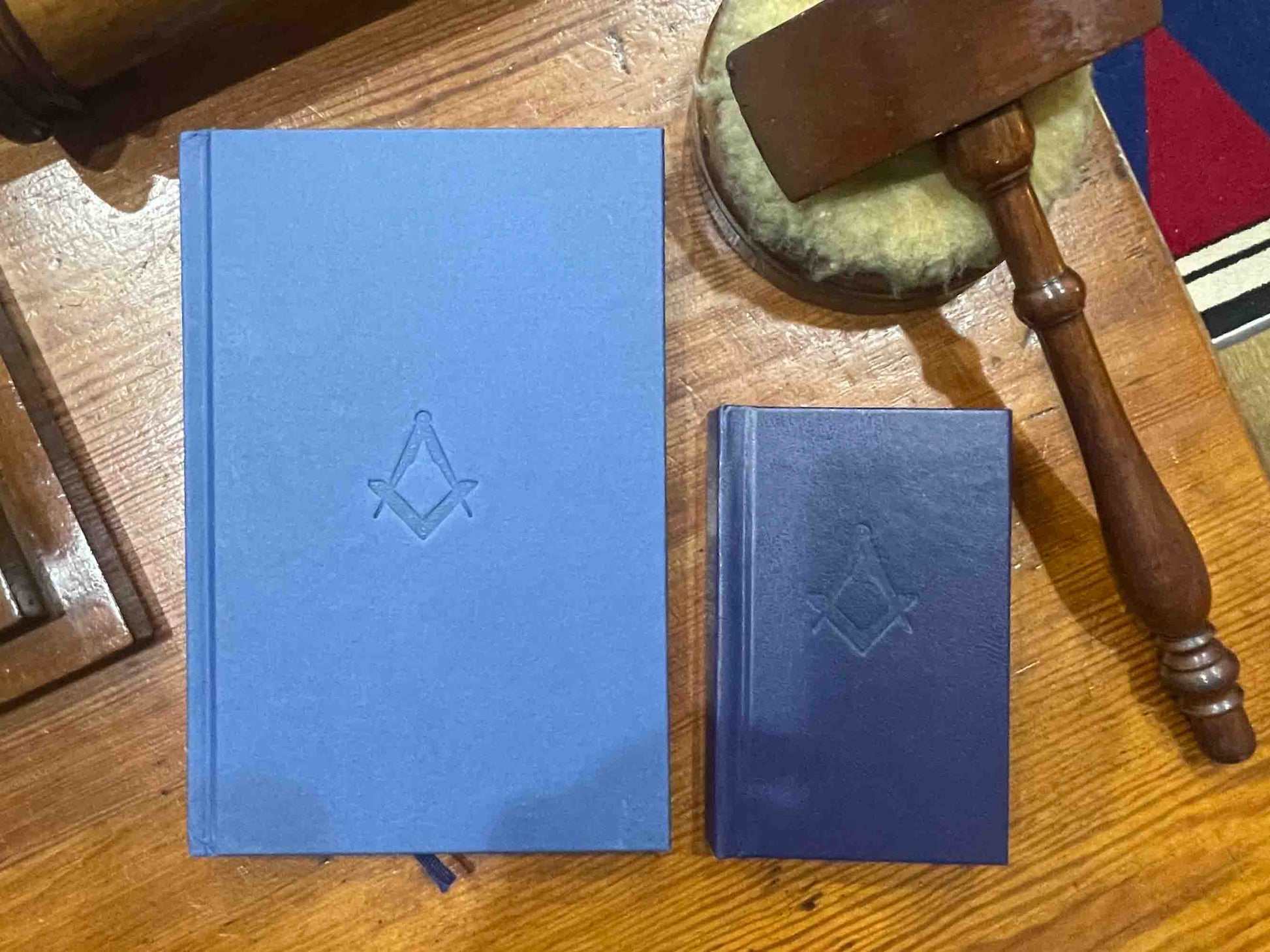 Masonic ritual book in large print, perfect for following along during ceremonies