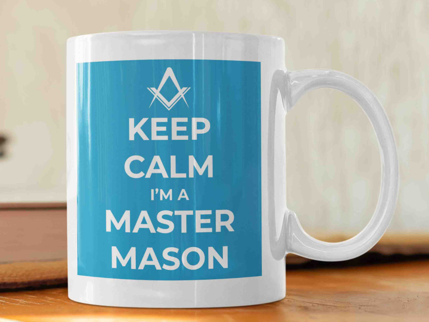 Freemason Master Mason Mug - A high-quality ceramic mug with a humorous and charming message, perfect for any Masonic enthusiast or as a gift for a Freemason Master Mason