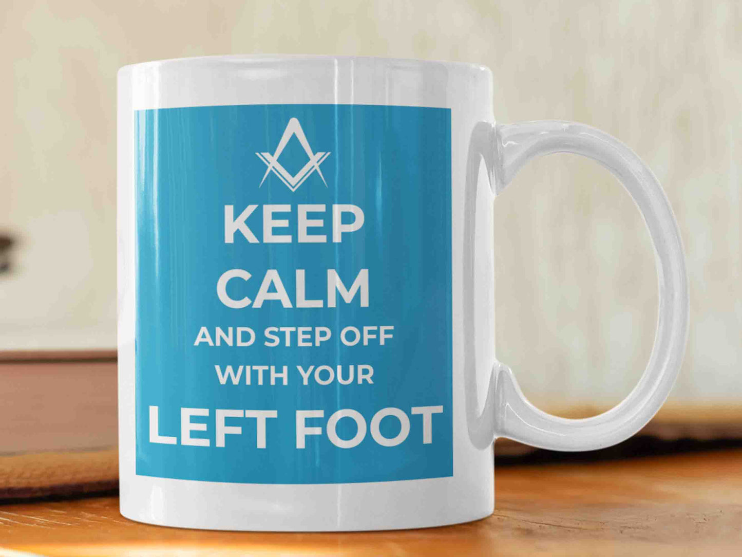 Freemason Mug - A high-quality ceramic mug with a humorous and charming message, perfect for any Masonic enthusiast or as a gift for a Freemason