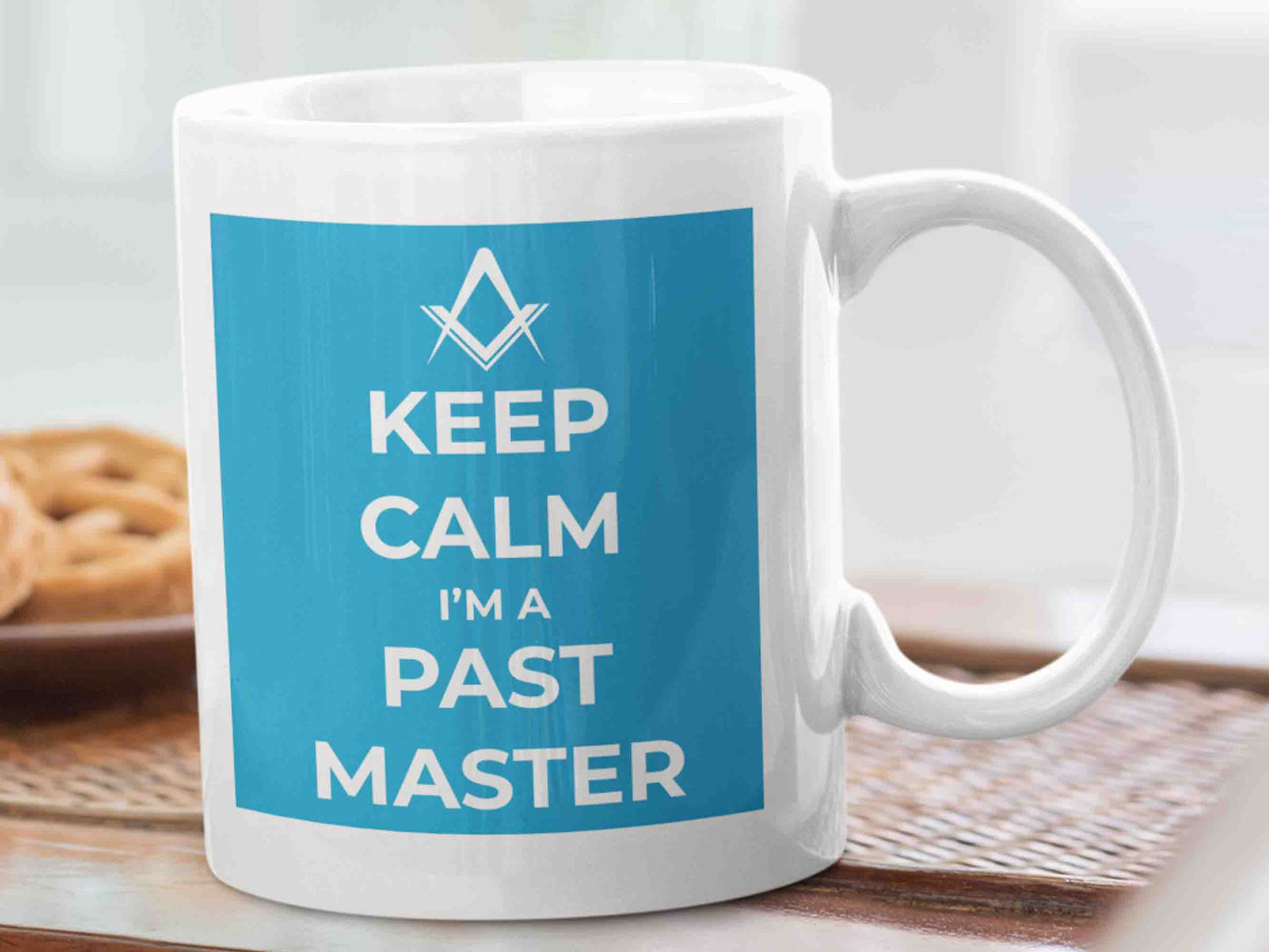 Keep Calm I'm A Past Master Freemason Mug - A unique and entertaining way to start your day with a cup of coffee or tea